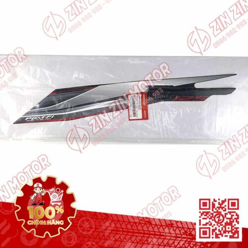 Alternative view of TEM BỤNG SAU, TEM ỐP SƯỜN FUTURE 125 MẬP, FUTURE FI 125 2014 2015 TRÁI ĐEN ĐỎ CHÍNH HÃNG