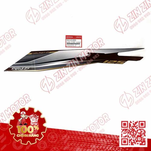 TEM BỤNG SAU, TEM ỐP SƯỜN FUTURE 125 MẬP, FUTURE FI 125 2014 2015 TRÁI NÂU VÀNG CHÍNH HÃNG