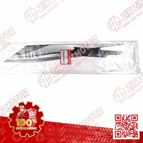 Alternative view of TEM BỤNG SAU, TEM ỐP SƯỜN FUTURE 125 MẬP, FUTURE FI 125 2014 2015 TRÁI ĐEN NHÁM CHÍNH HÃNG