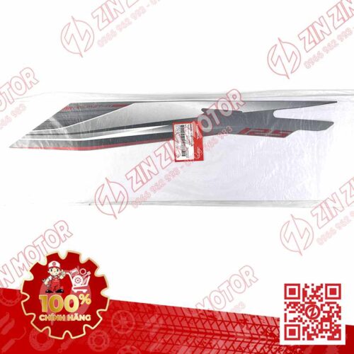 Alternative view of TEM BỤNG SAU, TEM ỐP SƯỜN FUTURE 125 MẬP, FUTURE BXC 125 2014 2015 TRÁI XÁM ĐẬM CHÍNH HÃNG