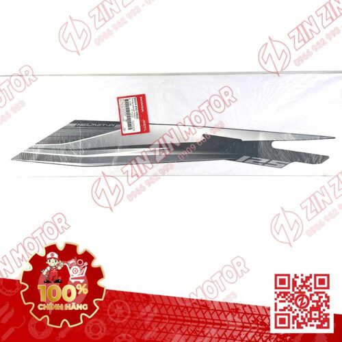 Alternative view of TEM BỤNG SAU, TEM ỐP SƯỜN FUTURE 125 MẬP, FUTURE BXC 125 2014 2015 TRÁI ĐEN GHI CHÍNH HÃNG