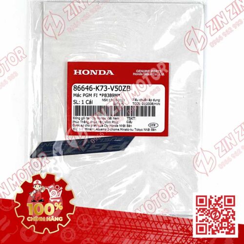 Alternative view of TEM CHỮ PGM-FI DÁN XE FUTURE 125 FI, FUTURE LED TYPE3 86646K73V50ZB