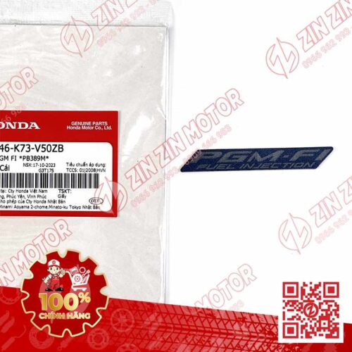 TEM CHỮ PGM-FI DÁN XE FUTURE 125 FI, FUTURE LED TYPE3 86646K73V50ZB