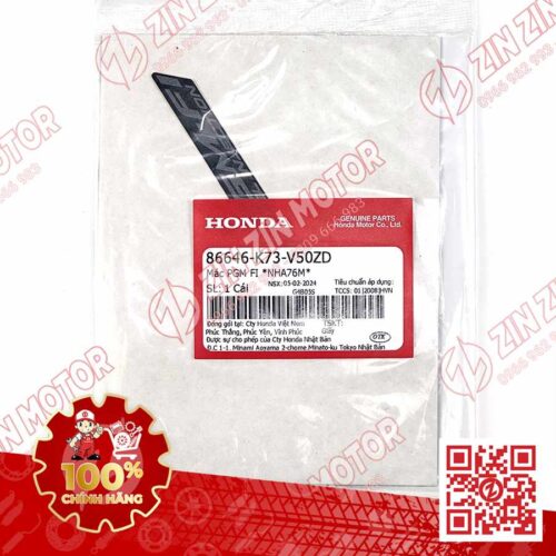 Alternative view of TEM CHỮ PGM-FI DÁN XE FUTURE 125 FI, FUTURE LED TYPE1 86646K73V50ZD