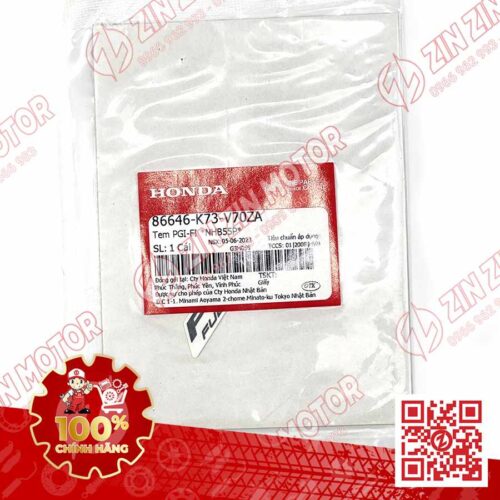 Alternative view of TEM CHỮ PGM-FI DÁN XE FUTURE 125 FI, FUTURE LED TYPE5 86646K73V70ZA