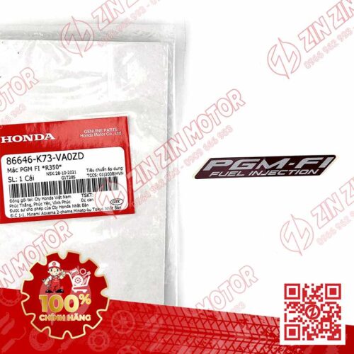 TEM CHỮ PGM-FI DÁN XE FUTURE 125 FI, FUTURE LED TYPE2 86646K73V70ZD