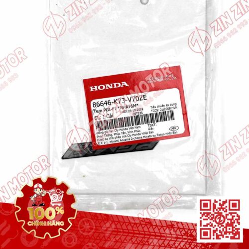 Alternative view of TEM CHỮ PGM-FI DÁN XE FUTURE 125 FI, FUTURE LED TYPE1 86646K73V70ZE