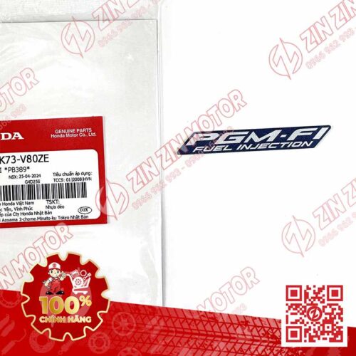 TEM CHỮ PGM-FI DÁN XE FUTURE 125 FI, FUTURE LED TYPE3 86646K73V80ZE