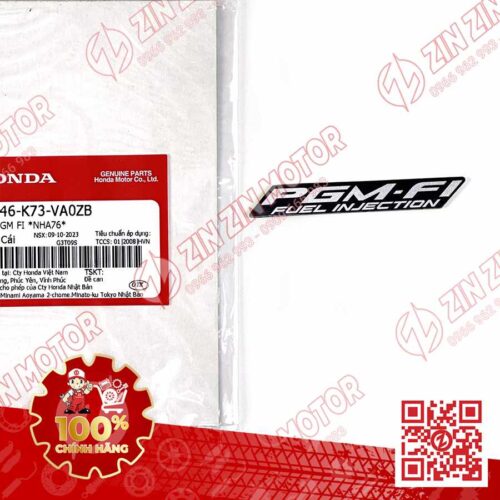 TEM CHỮ PGM-FI DÁN XE FUTURE 125 FI, FUTURE LED TYPE4 86646K73VA0ZB