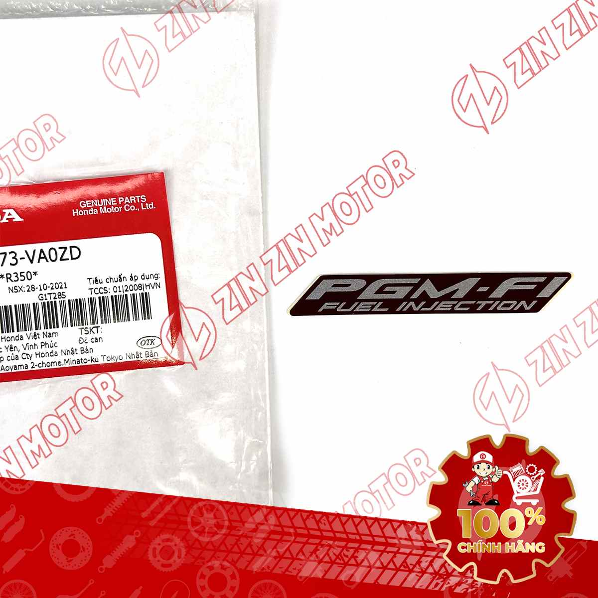 TEM CHỮ PGM-FI DÁN XE FUTURE 125 FI, FUTURE LED TYPE2 86646K73VA0ZD