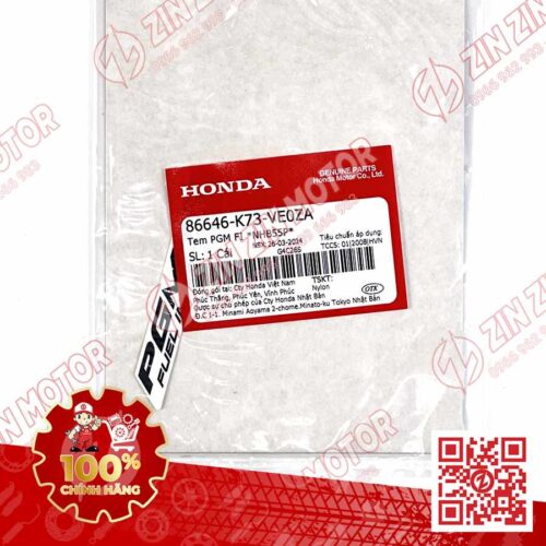 Alternative view of TEM CHỮ PGM-FI DÁN XE FUTURE 125 FI, FUTURE LED TYPE3 86646K73VE0ZA