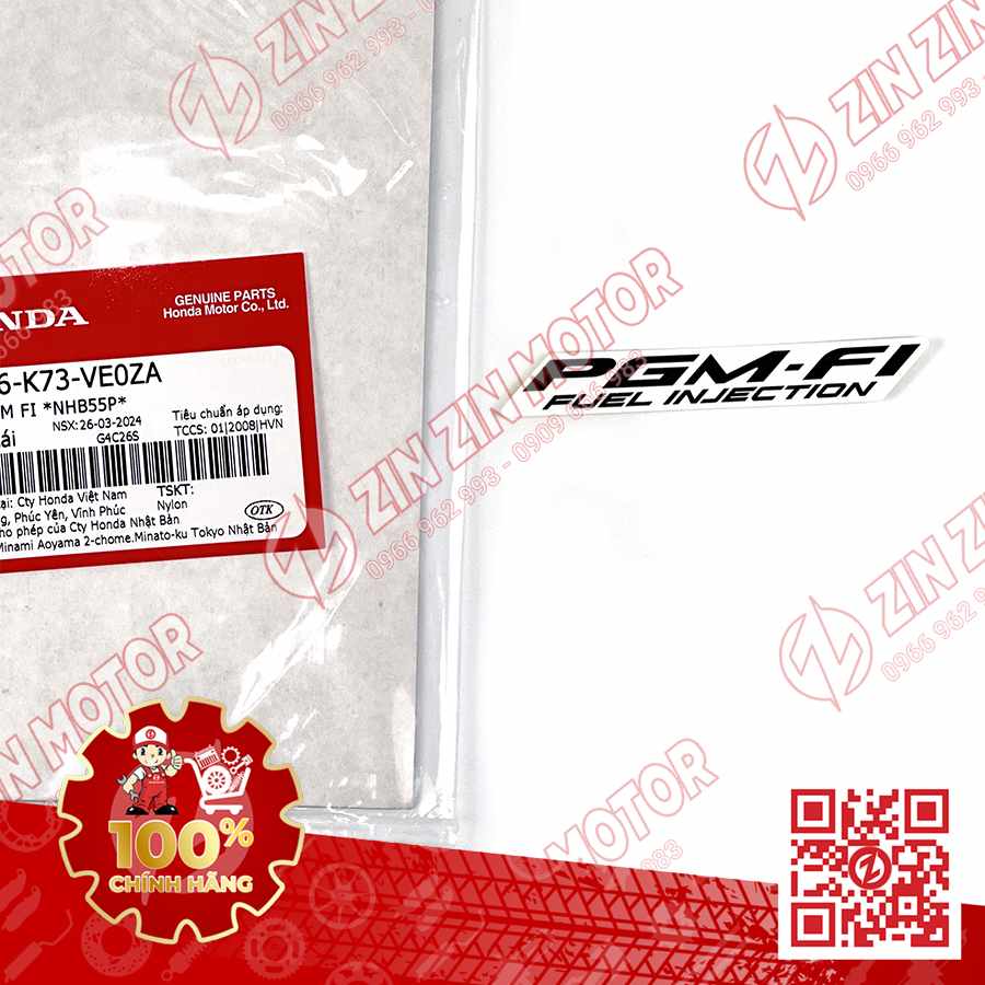 TEM CHỮ PGM-FI DÁN XE FUTURE 125 FI, FUTURE LED TYPE3 86646K73VE0ZA