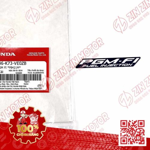 TEM CHỮ PGM-FI DÁN XE FUTURE 125 FI, FUTURE LED TYPE2 86646K73VE0ZB