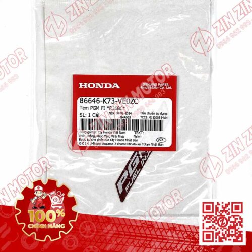 Alternative view of TEM CHỮ PGM-FI DÁN XE FUTURE 125 FI, FUTURE LED TYPE1 86646K73VE0ZC
