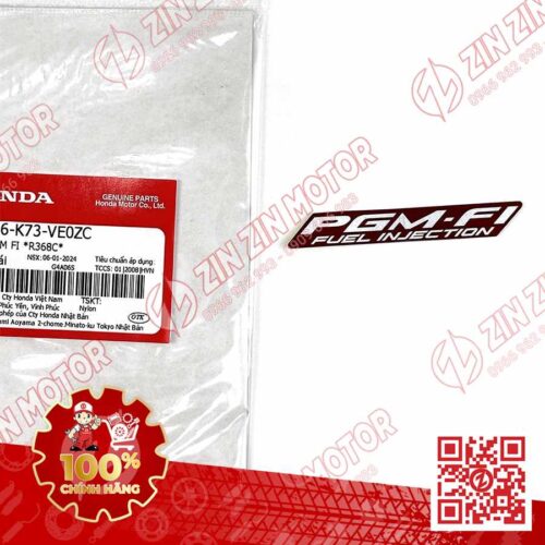 TEM CHỮ PGM-FI DÁN XE FUTURE 125 FI, FUTURE LED TYPE1 86646K73VE0ZC