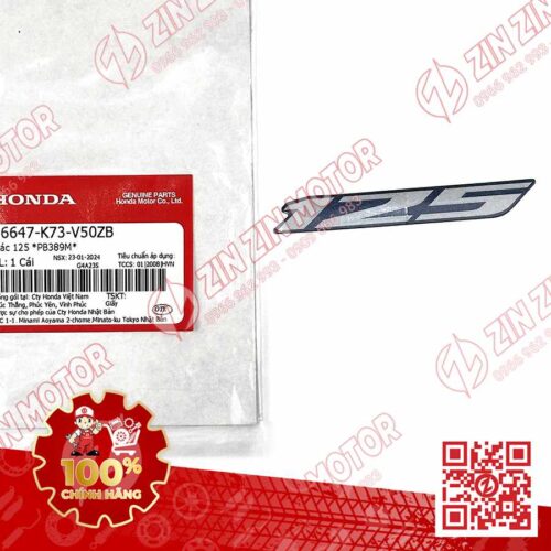 MÁC 125, TEM CHỮ 125 XE FUTURE 125 FI, FUTURE LED TYPE3 86647K73V50ZB