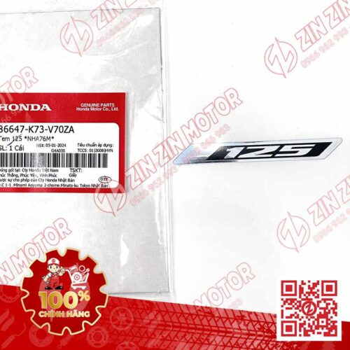 MÁC 125, TEM CHỮ 125 XE FUTURE 125 FI, FUTURE LED TYPE1 86647K73V70ZA