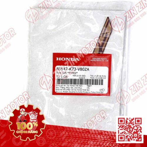 Alternative view of MÁC 125, TEM CHỮ 125 XE FUTURE 125 FI, FUTURE LED TYPE2 86647K73V80ZA