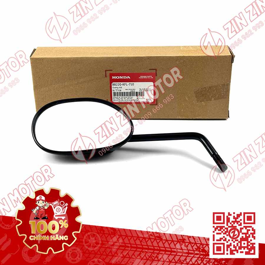 KÍNH CHIẾU HẬU FUTURE 125 MẬP, FUTURE FI 125, FUTURE BXC 125 2014 2015 2016 2017 TRÁI CHÍNH HÃNG
