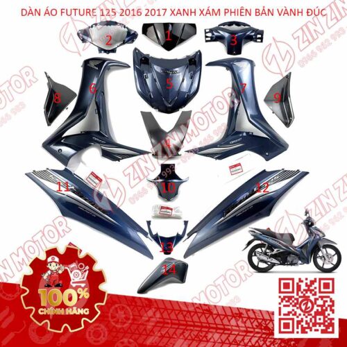Alternative view of DÀN ÁO FUTURE 125 MẬP, FUTURE FI, BÌNH XĂNG CƠ 2014 2015 2016 2017 CHÍNH HÃNG ĐỦ MÀU
