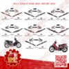 Bộ Tem Future 125 Mập, Future Fi 125, Future BXC 2014 2015 2016 2017 Chính Hãng Đủ Màu