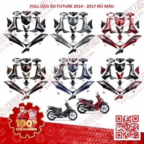 DÀN ÁO FUTURE 125 MẬP, FUTURE FI, BÌNH XĂNG CƠ 2014 2015 2016 2017 CHÍNH HÃNG ĐỦ MÀU