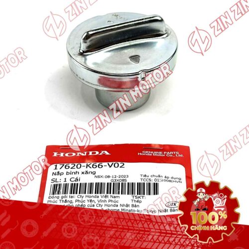 Năp Bình Xăng SH 160i / 125i 2024-2026, AB (Air Blade) 125 2016 2017 2018 2019 17620K66V02 Chính Hãng