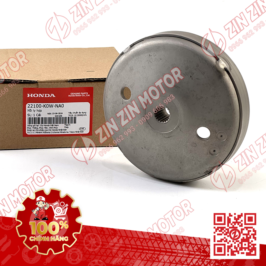 Chuông Côn, Chuông Nồi SH 2024-2026 (SH160i / 125i), PCX 160 2021+, ADV 160 2022+ , AB 160 2026 22100K0WNA0 Chính Hãng