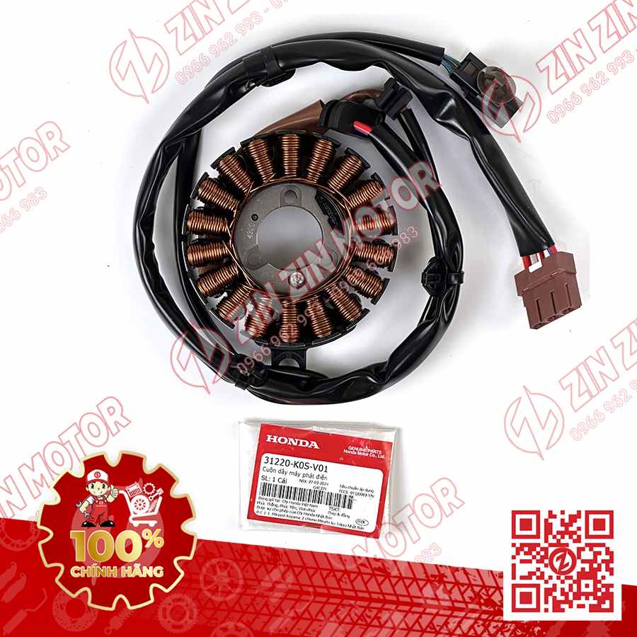 Cuộn Lửa SH 160i 2023 2024, SH150i 2020 2021 2022 31220K0SV01 Chính Hãng