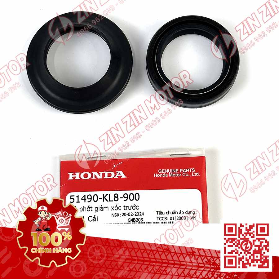 Bộ Phốt Giảm Xóc Phuộc Trước SH 2020 - 2026, SH 160i 2023 - 2026, SH 150i 2020 2021 2022, SH125i 2020 - 2026 51490KL8900 Chính Hãng