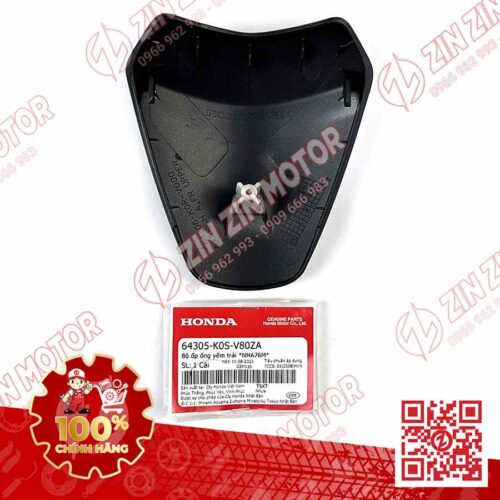Alternative view of Ốp Nhựa Trước Mặt Nạ Nhỏ SH 2024, SH 160i, SH125i Đen Nhám 64305K0SV80ZA Chính Hãng