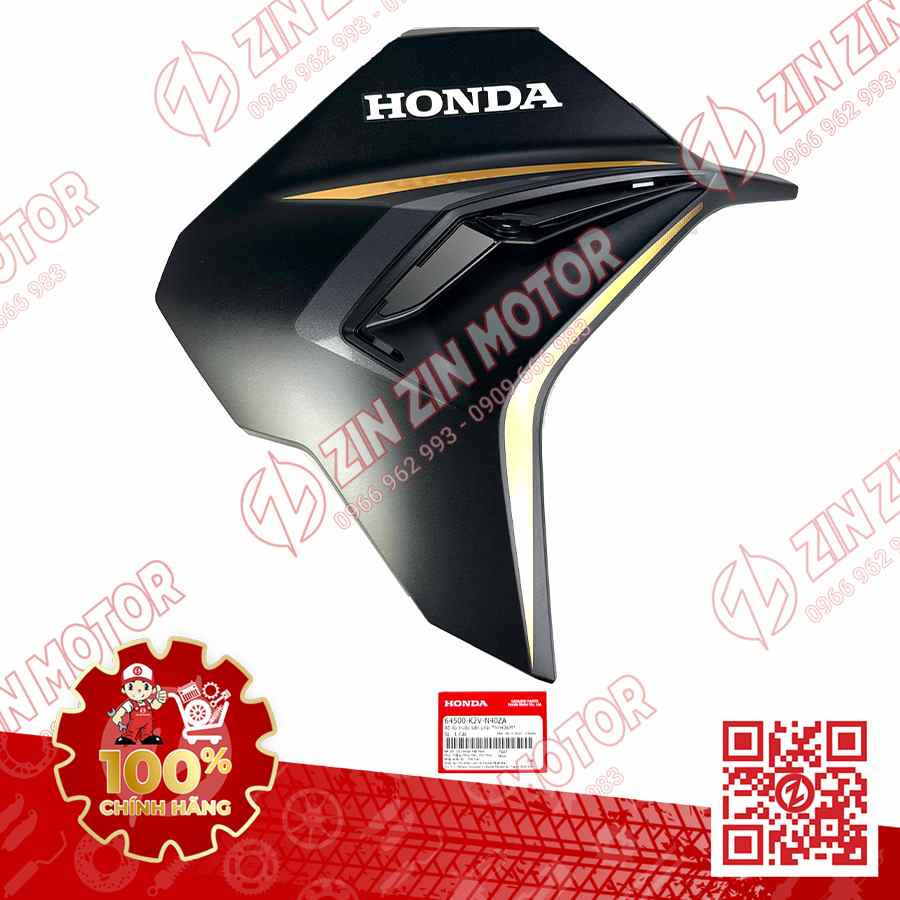 ỐP BỬNG TRƯỚC PHẢI, CÁNH YẾM VARIO 125 2023 2024 ĐEN NHÁM 64500K2VN40ZA CHÍNH HÃNG