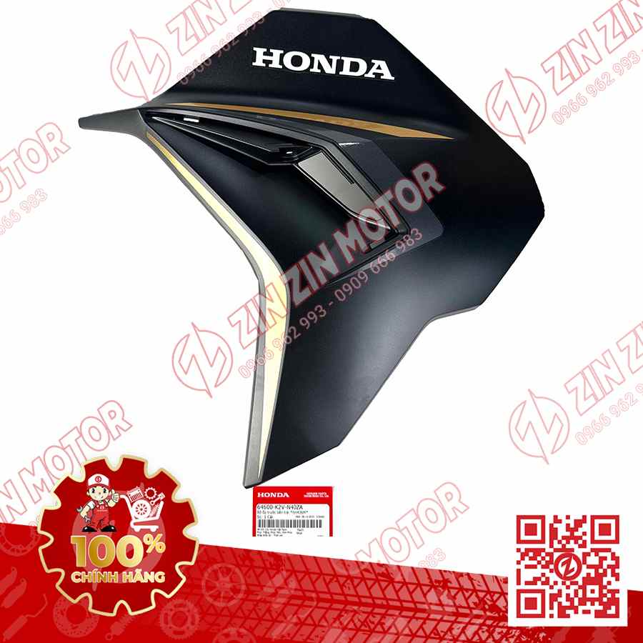 ỐP BỬNG TRƯỚC TRÁI, CÁNH YẾM VARIO 125 2023 2024 ĐEN NHÁM 64600K2VN40ZA CHÍNH HÃNG