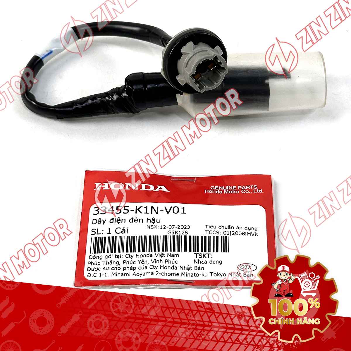 CỤM ĐUÔI ĐỀN XI NHAN SH MODE 2020 2021 2022 2023 2024 BÊN TRÁI 33455K1NV01 CHÍNH HÃNG