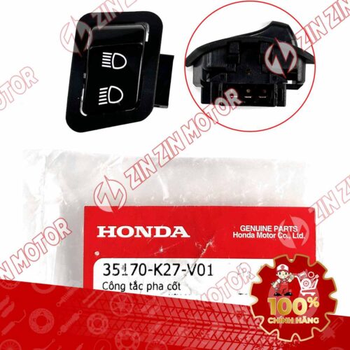 NÚT CÔNG TẮC PHA CỐT VISION 2021 2022 2023 2024 2026 35170K27V01 CHÍNH HÃNG