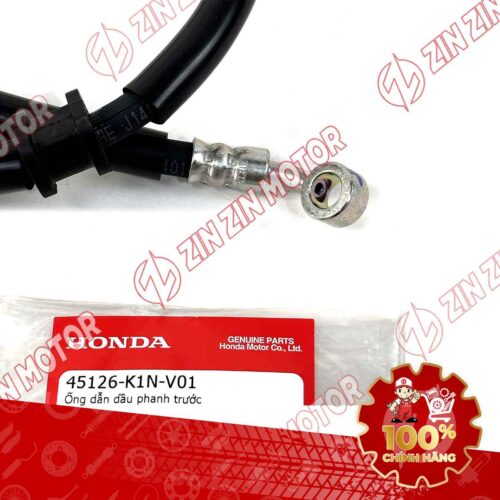 Alternative view of ỐNG DẪN, DÂY DẦU PHANH TRƯỚC SH MODE 2020 2021 2022 2023 (CBS) ĐỜI 2020-2023 45126K1NV01 CHÍNH HÃNG