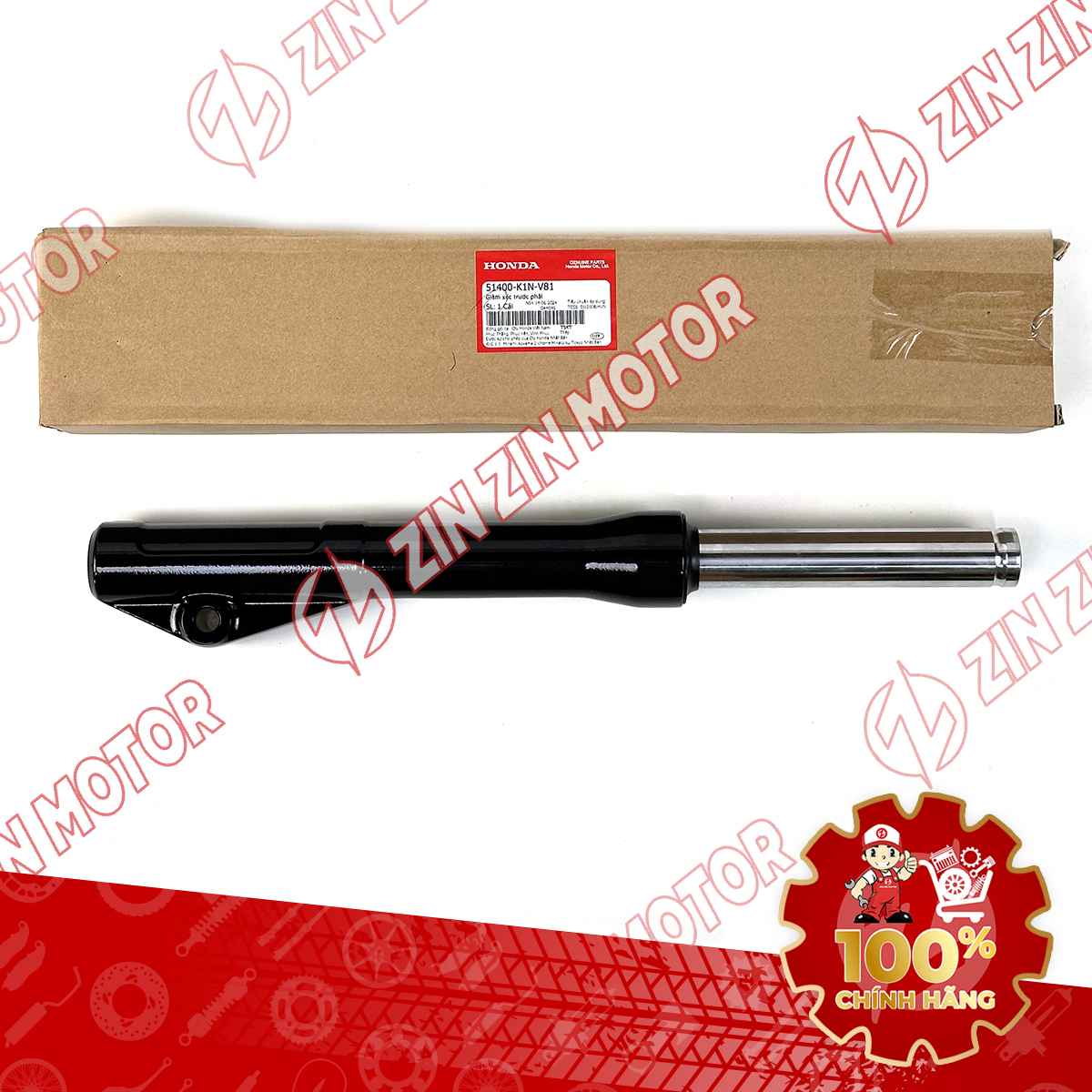 PHUỘC TRƯỚC SH MODE 2020 2021 2022 2023 (PHANH ABS) MÀU ĐEN BÓNG BÊN PHẢI 51400K1NV81 CHÍNH HÃNG