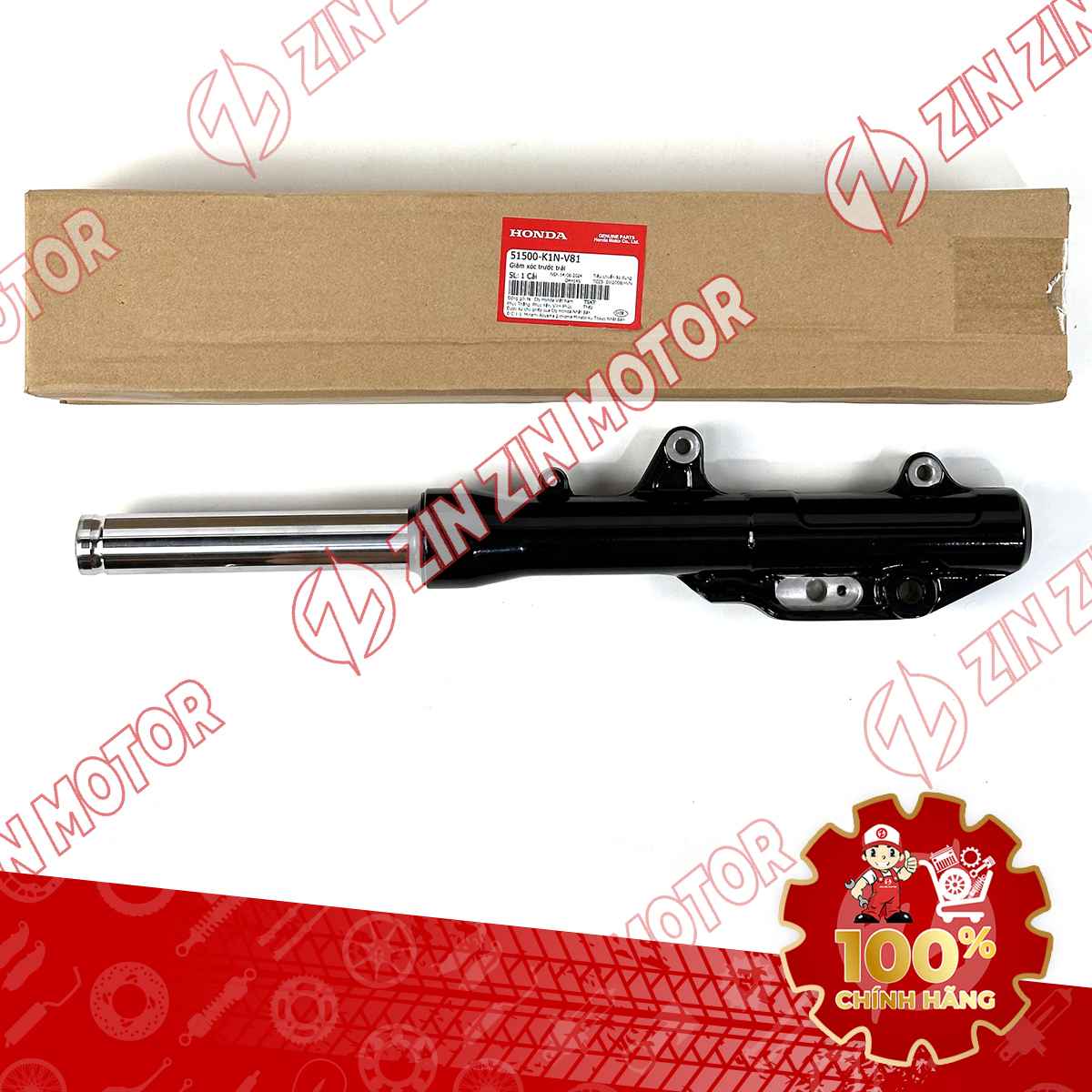 PHUỘC TRƯỚC SH MODE 2020 2021 2022 2023 (PHANH ABS) MÀU ĐEN BÓNG BÊN TRÁI 51500K1NV81 CHÍNH HÃNG