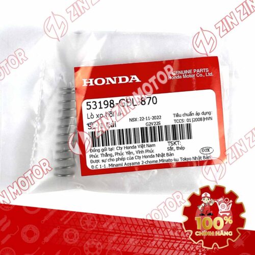 Alternative view of LÒ XO HỒI VỊ TAY THẮNG PHẢI VISION 202 2022 2023 2024 AIR BLADE, VARIO, CLICK, LEAD 110 , AB 125 2022 - 2026 , VISION 2026 53198GBL870 CHÍNH HÃNG