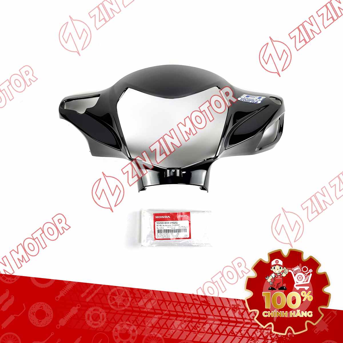 ỐP ĐÈN PHA, ỐP ĐẦU VISION 2014 2015 2016 2017 2018 2019 2020 ĐEN BÓNG *NHB25M* 53200K44V40ZG CHÍNH HÃNG