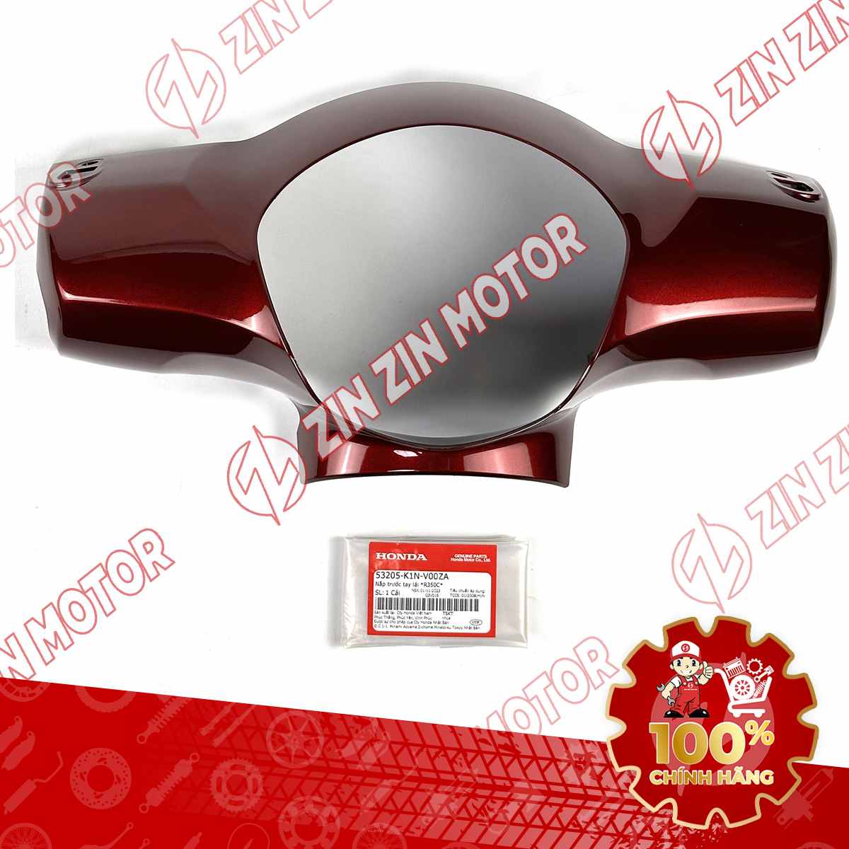 ỐP ĐẦU SH MODE 2020 2021 2022 2023 2024 ĐỎ MẬN 53205K1NV00ZA CHÍNH HÃNG