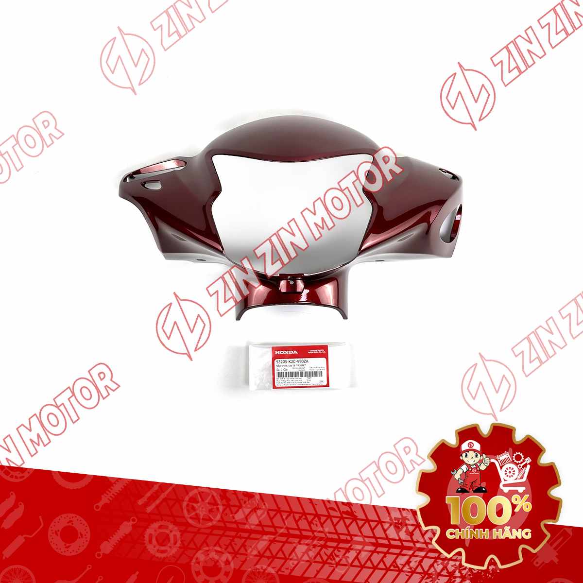 ỐP ĐẦU VISION 2023 2024 2025 2026 ĐỎ ĐẬM *R368C* 53205K2CV90ZA CHÍNH HÃNG