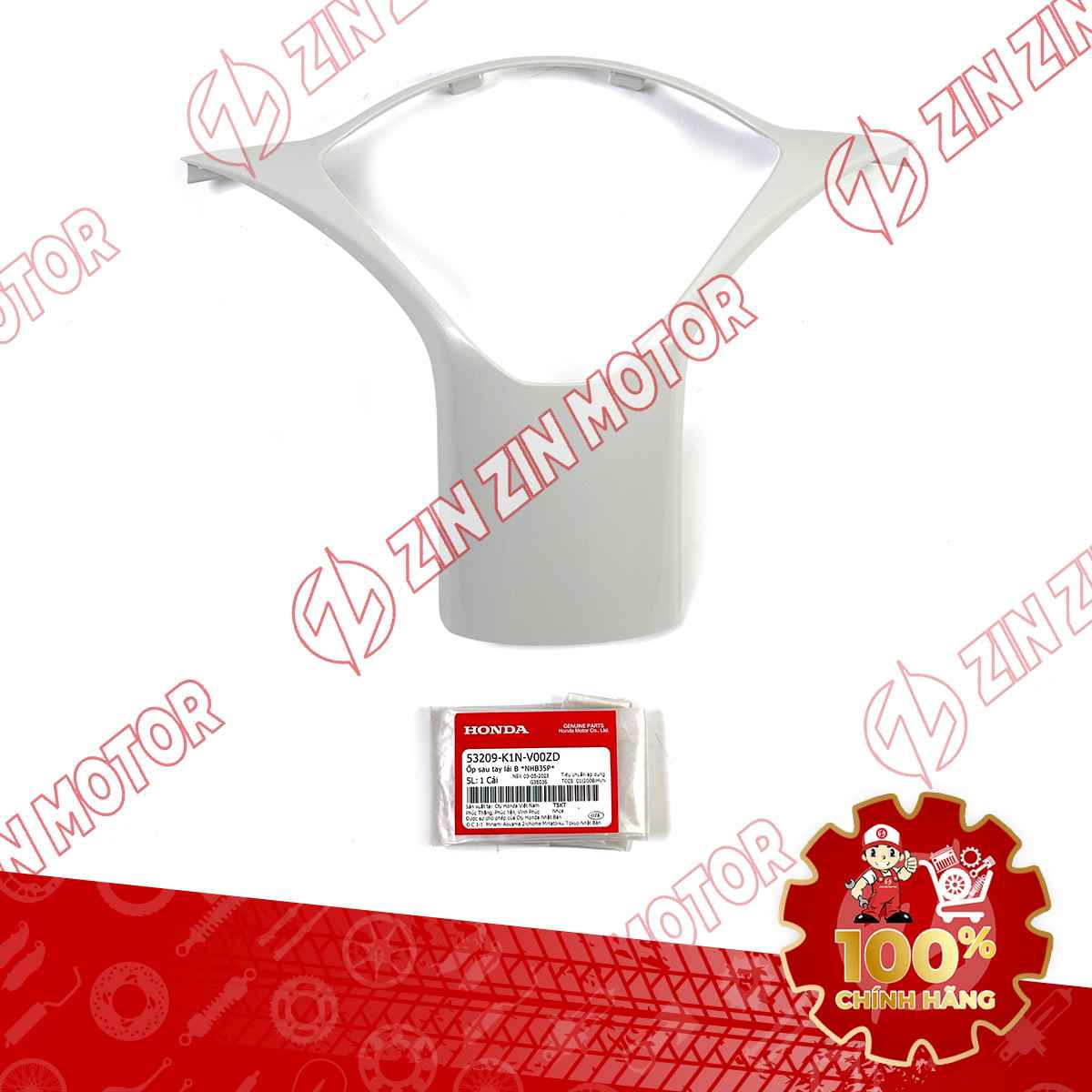 ỐP VIỀN ĐỒNG HỒ SH MODE 2020 2021 2022 2023 2024 TRẮNG 53209K1NV00ZD CHÍNH HÃNG