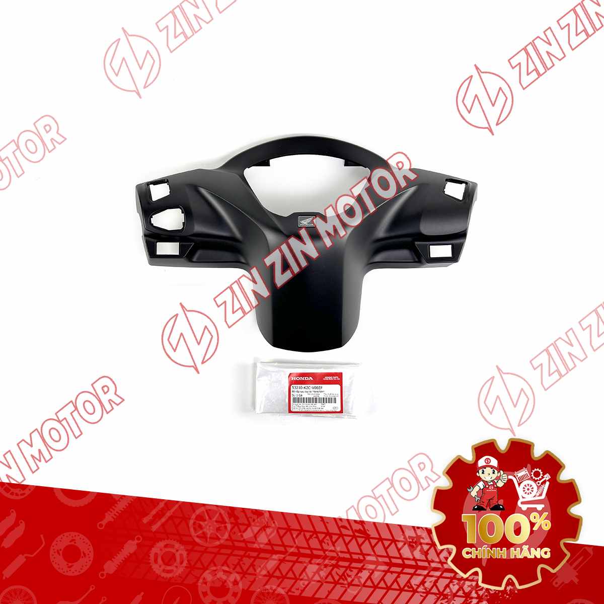 BỢ CỔ VISION 2021 2022 ĐEN NHÁM *NHA76M* 53210K2CV00ZF CHÍNH HÃNG