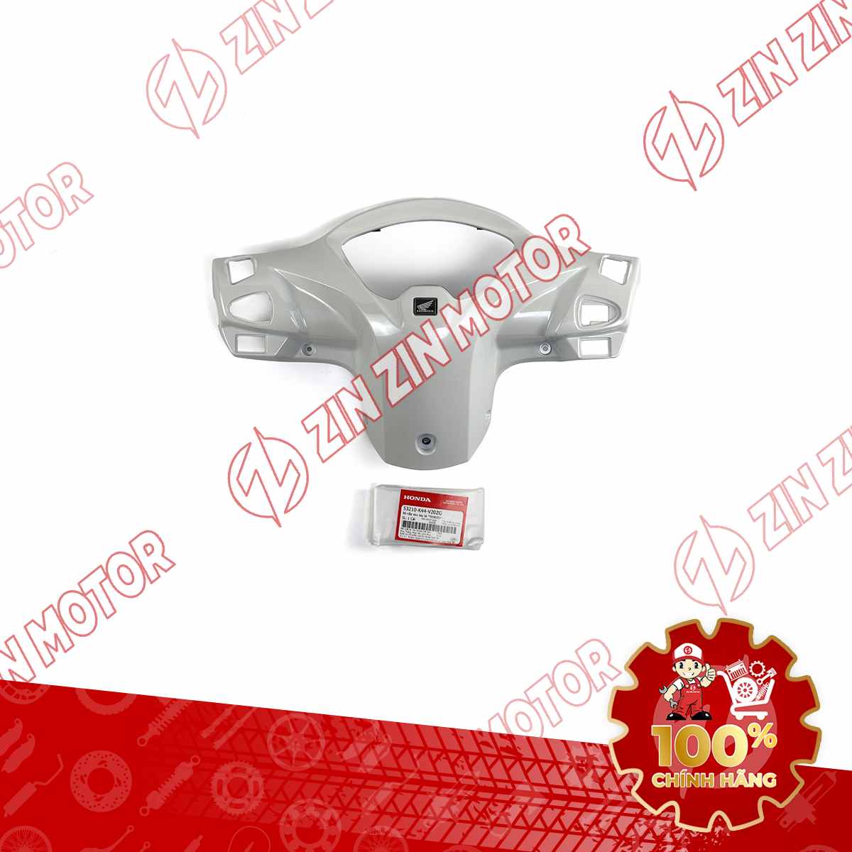 NẮP SAU TAY LÁI, BỢ CỔ VISION 2014 2015 2016 2017 2018 2019 2020 TRẮNG *NHB35P* 53210K44V20ZG CHÍNH HÃNG