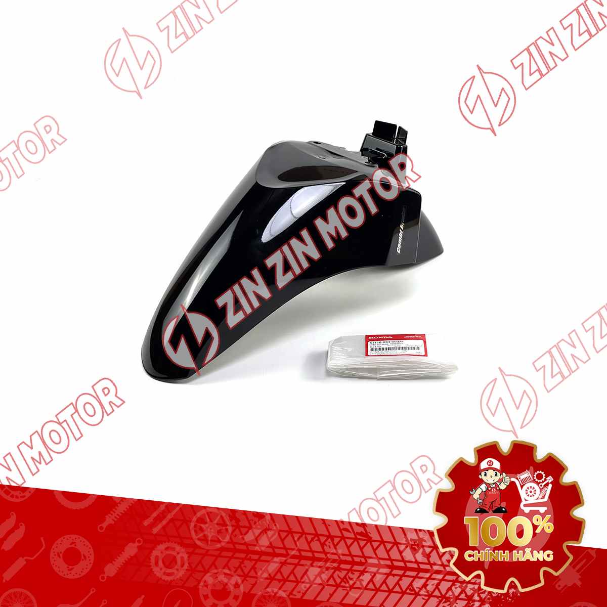 CHẮN BÙN A, DÈ TRƯỚC VISION 2014 2015 2016 2017 2018 2019 2020 ĐEN BÓNG *NHB25* 61110K44V00ZF CHÍNH HÃNG