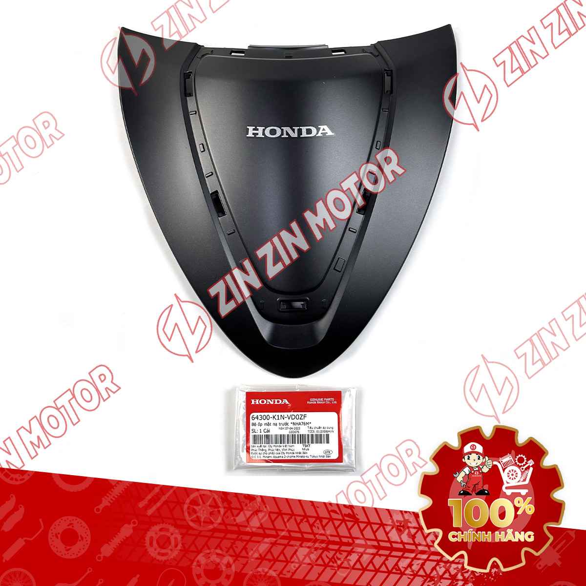 MẶT NẠ SH MODE 2022 2023 2024 ĐEN NHÁM 2022-2024 64300K1NVD0ZF CHÍNH HÃNG
