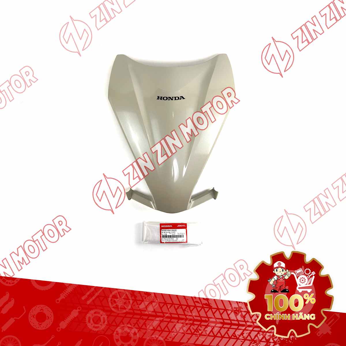 ỐP MẶT NẠ TRƯỚC VISION 2014 2015 2016 2017 2018 2019 2020 TRẮNG NGÀ 64300K44V60ZC CHÍNH HÃNG