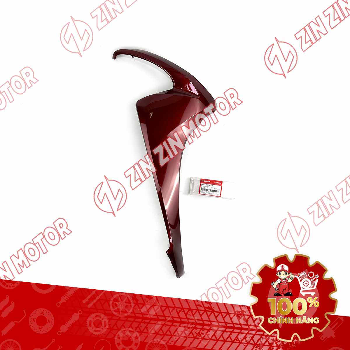 BỬNG PHẢI, CÁNH YẾM VISION 2021 2022 2023 2024 2025 2026 ĐỎ ĐẬM *R368C* 64301K2CV00ZL CHÍNH HÃNG