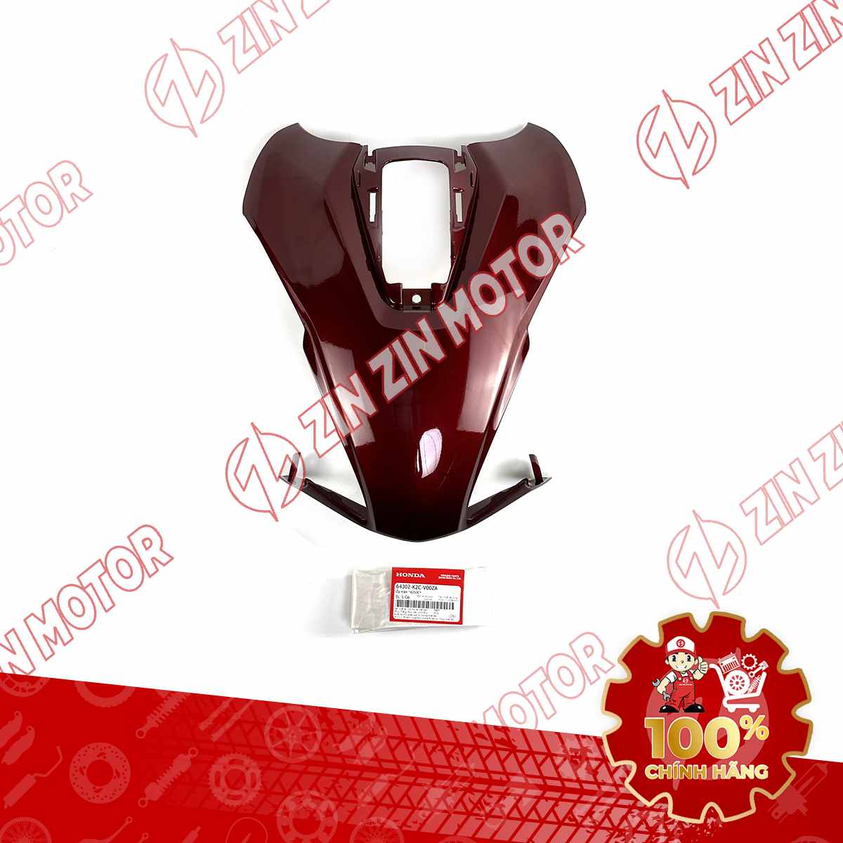 MẶT NẠ LỚN VISION 2021 2022 2023 2024 ĐỎ MẬN *R350C* 64302K2CV00ZA CHÍNH HÃNG